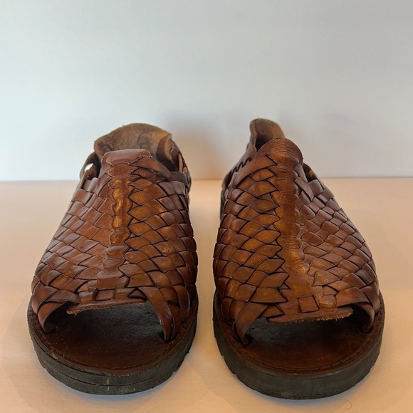 Brand X Men's Leather Huraches, Made in Mexico,  Men's Size 10 - Picture 8 of 9